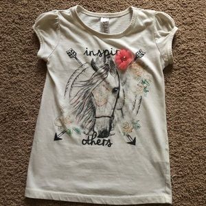 Girls horse shirt